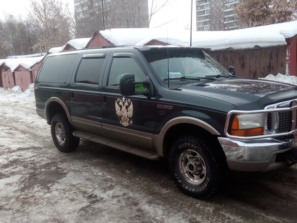 2000 Ford Excursion, зелёный - вид 2