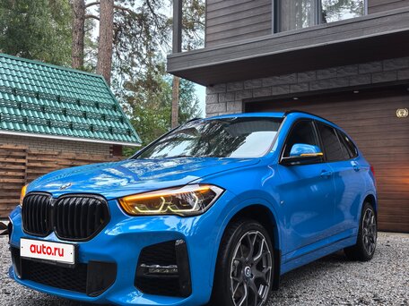 2020 BMW X1 20i xDrive II (F48) Рестайлинг, синий, 3450000 рублей, вид 1