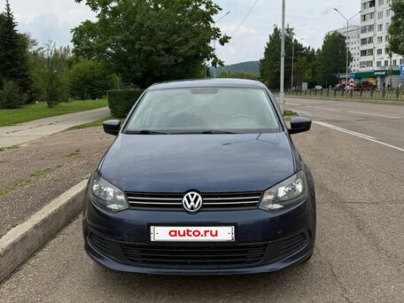 2014 Volkswagen Polo V, синий, 850000 рублей, вид 3