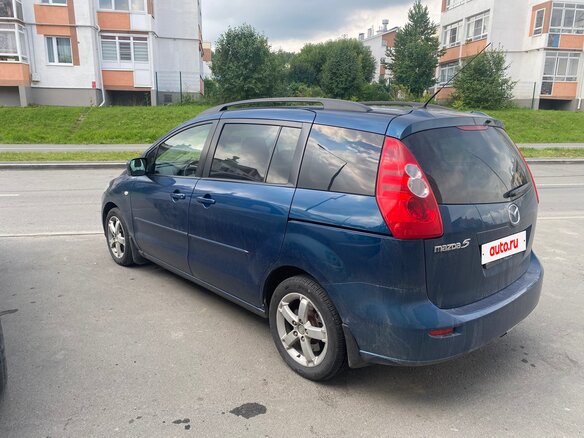 2007 Mazda 5 I (CR) Рестайлинг, синий, 1000000 рублей - вид 1
