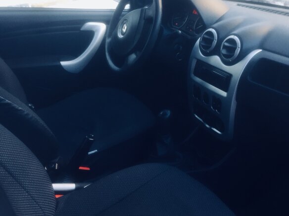 2013 Renault Logan I Рестайлинг, бежевый - вид 5