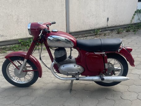 1972 Jawa 350/360, красный, 250000 рублей, вид 3
