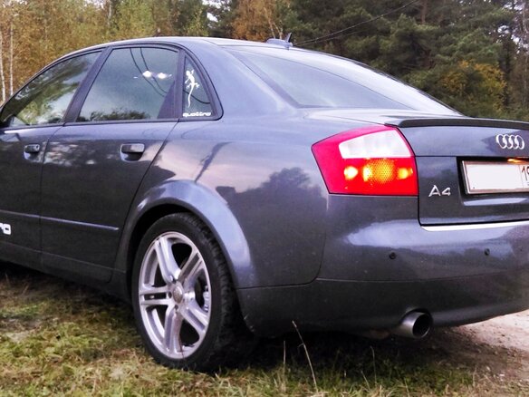 2004 Audi A4 II (B6), серый - вид 2
