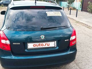 2012 Skoda Fabia II Рестайлинг, синий, 860000 рублей, вид 4