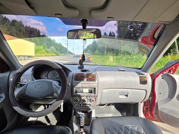 2006 Hyundai Accent ТагАЗ II, красный - вид 12