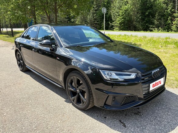 2019 Audi A4 V (B9), чёрный