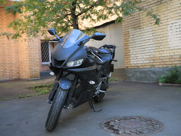 2020 Yamaha YZF-R3, чёрный, 600000 рублей - вид 4