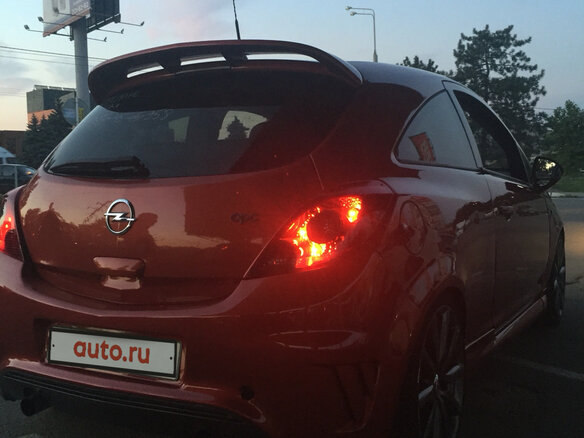 2012 Opel Corsa OPC NE D Рестайлинг II, оранжевый - вид 3