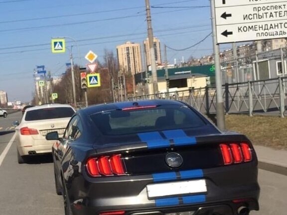 2015 Ford Mustang VI, серый - вид 3