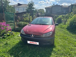 2009 Peugeot 206, красный, 255000 рублей, вид 2