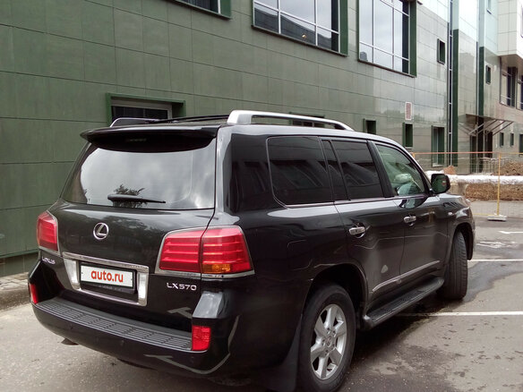 2011 Lexus LX 570 III, чёрный - вид 1