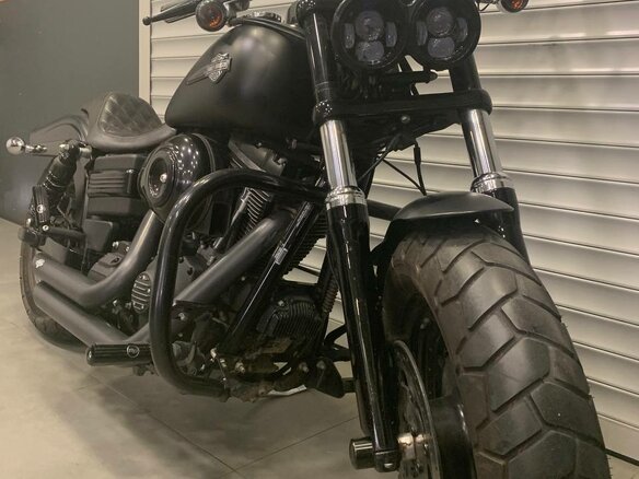 2012 Harley-Davidson Fat Bob, чёрный, 850000 рублей - вид 5