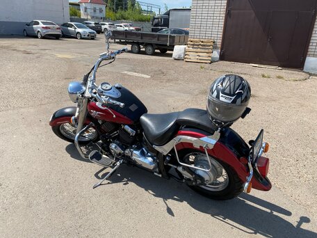 2005 Yamaha XVS650 Drag Star, красный, 450000 рублей, вид 2