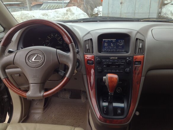 2002 Lexus RX 300 I, чёрный - вид 11