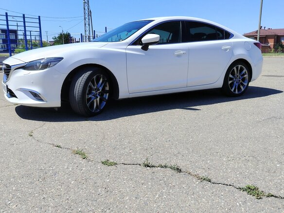 2015 Mazda 6 III (GJ) Рестайлинг, белый, 1700000 рублей - вид 10