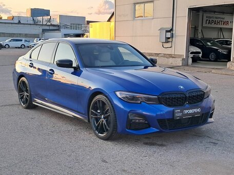 2019 BMW 3 серии 320d xDrive VII (G2x), синий, 4260000 рублей, вид 3