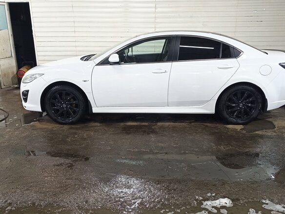 2011 Mazda 6 II (GH) Рестайлинг, белый, 890000 рублей - вид 8