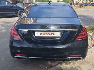 2018 Mercedes-Benz S-Класс 350 d Long VI (W222, C217) Рестайлинг, чёрный, 4400000 рублей, вид 3