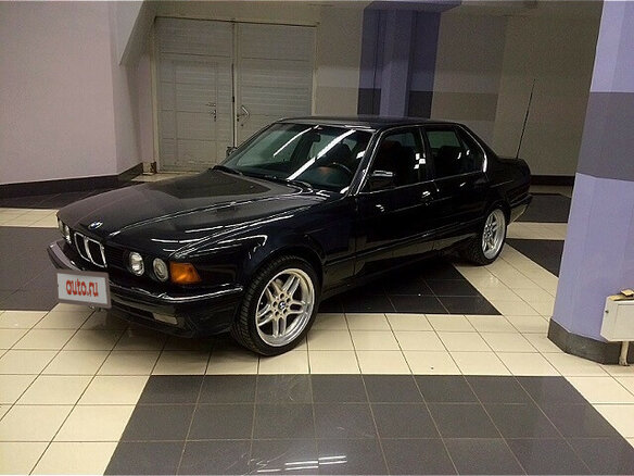 1992 BMW 7 серии 730i II (E32), чёрный - вид 10