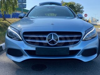 2018 Mercedes-Benz C-Класс 200 d 9G-TRONIC IV (W205), голубой, 2300000 рублей, вид 1