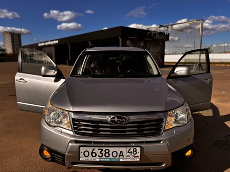 2008 Subaru Forester III, серебристый, 750000 рублей, вид 2