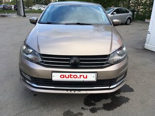 2015 Volkswagen Polo V Рестайлинг, бежевый, 820000 рублей, вид 5