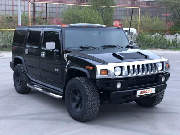 2005 Hummer H2 I, чёрный - вид 17
