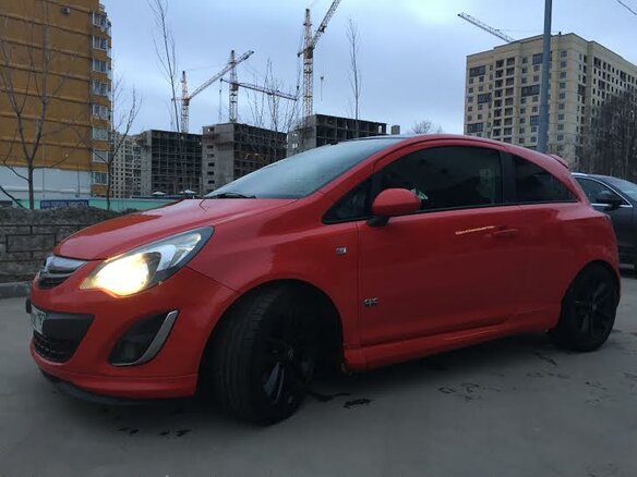 2011 Opel Corsa GSi D Рестайлинг II, красный - вид 6