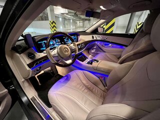 2018 Mercedes-Benz S-Класс 450 Long VI (W222, C217) Рестайлинг, серый, 4500000 рублей, вид 3
