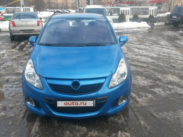 2008 Opel Corsa OPC D, голубой - вид 4
