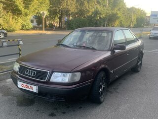 1993 Audi 100 IV (C4), красный, 410000 рублей, вид 1