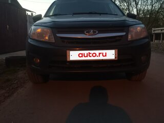 2014 Lada (ВАЗ) Granta I, чёрный, 360000 рублей, вид 4