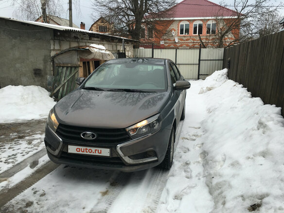 2016 Lada (ВАЗ) Vesta I, коричневый - вид 4