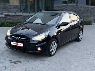 2011 Hyundai Solaris I, чёрный, 620000 рублей, вид 1