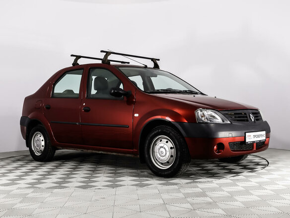 2009 Renault Logan I, красный - вид 2
