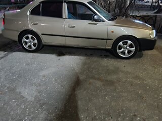 2005 Hyundai Accent ТагАЗ II, бежевый, 320000 рублей, вид 2