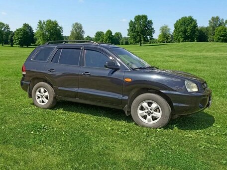 2012 Hyundai Santa Fe Classic Classic, чёрный, 1450000 рублей, вид 3