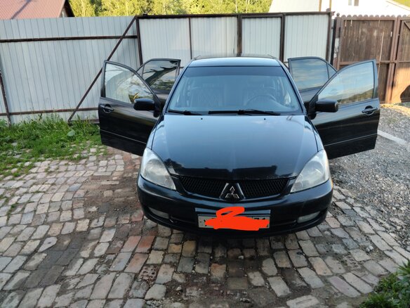 2006 Mitsubishi Lancer IX Рестайлинг, чёрный, 420000 рублей