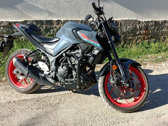2021 Yamaha MT-03, серый, 530000 рублей - вид 11