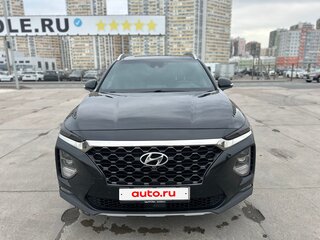 2019 Hyundai Santa Fe IV, чёрный, 3400000 рублей, вид 2