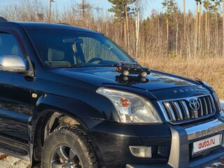 2004 Toyota Land Cruiser Prado 120 Series, чёрный, 1900000 рублей, вид 1