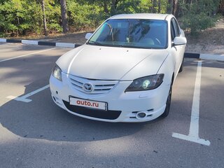 2008 Mazda 3 I (BK) Рестайлинг, белый, 730000 рублей, вид 3