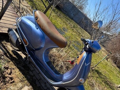 2005 Vespa LX 50, синий, 170000 рублей, вид 5