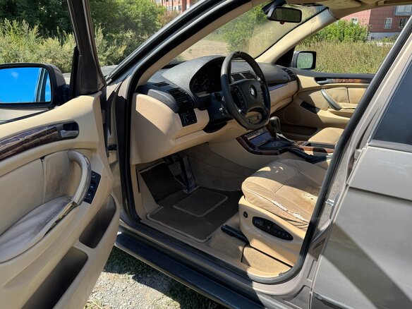 2005 BMW X5 3.0i I (E53) Рестайлинг, серый - вид 7