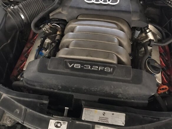 2007 Audi A8 Long II (D3) Рестайлинг, чёрный - вид 2