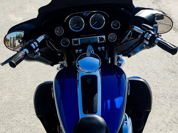 2008 Harley-Davidson Electra Glide, синий, 775000 рублей - вид 25