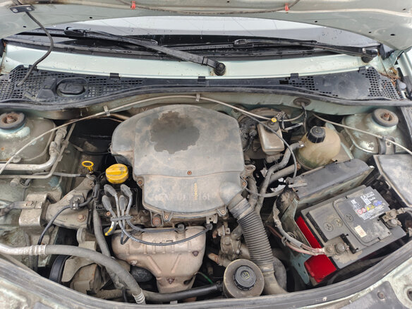 2006 Renault Logan I, зелёный, 360000 рублей - вид 7