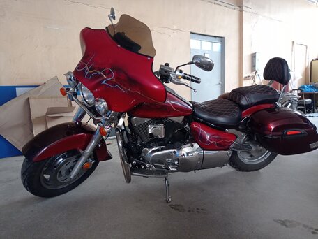2007 Suzuki Boulevard C90, красный, 495000 рублей, вид 4