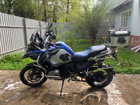 2014 BMW R 1200 GS Adventure, синий, 1000000 рублей, вид 4