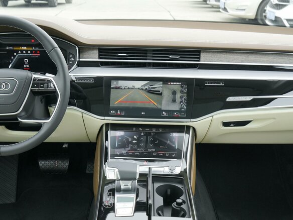 2023 Audi A8 Long 55 TFSI IV (D5) Рестайлинг, серебристый - вид 23